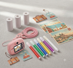 Techstoy™ SnapPrint Kids Instant Camera | Print, Color & Create Memories