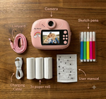 Techstoy™ SnapPrint Kids Instant Camera | Print, Color & Create Memories