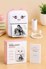 Portable Bluetooth Inkless Printer for Labels, Notes & Photos